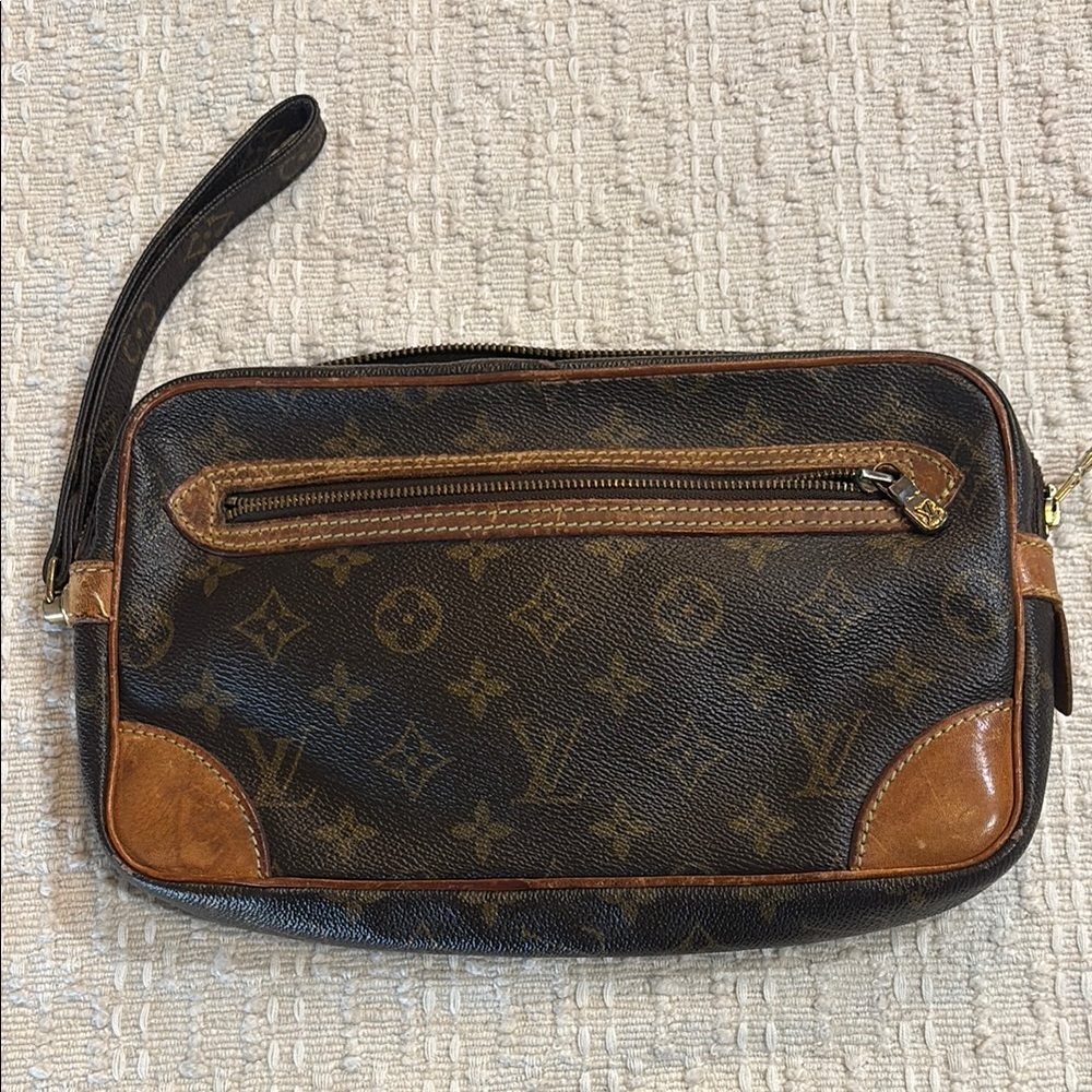 Vintage Louis Vuitton Monogram Marly Clutch